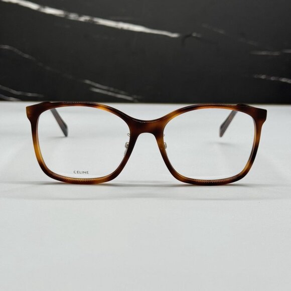 NEW CL50027J 056 CELINE EYEGLASSES LIGHT HAVANA UNISEX EYEWEAR CELINE CL 50027J - Picture 3 of 10